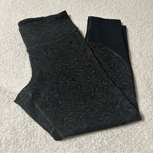 Under Armour Black Patterned Leggings